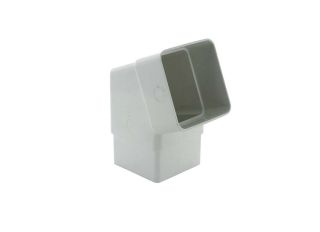 Hunter WR390 Squareflo Rainwater 112.5 Deg Bend White 65mm