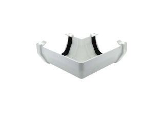 Hunter WR383 Squareflo Gutter 90 Deg Angle White 114mm