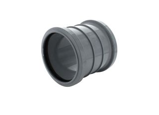 Hunter GS211 Double Socket Slip Coupling Grey 110mm