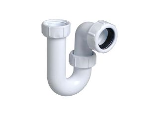 Multikwik P032 Tubular Swivel P Trap White 32mm