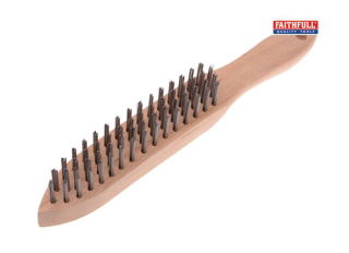 Faithfull Heavy Duty Scratch Brush 4 Row