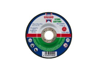 Faithfull Stone Depressed Centre Grinding Disc 6x22x115mm