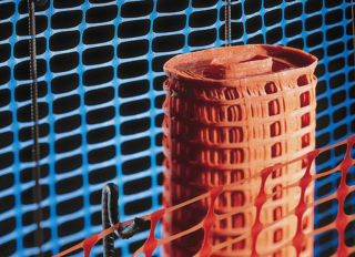 Orange Netting Safety Barrier Roll  50x1m