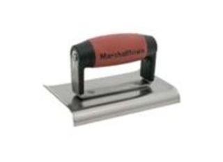 Marshaltown Edging Trowel Durasoft Handle Curved Edge 150x75mm (6x3in)