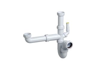 Multikwik XSB040S 1 1/2 Bowl Kit Single Nozzle White 40mm