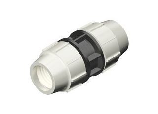 PLASSON MDPE COMPRESSION COUPLING 7010 25mm