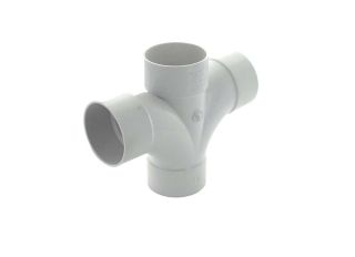 Marley WAT52W Waste ABS 88.5 Deg Cross Tee White 50mm