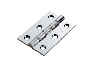 Carlisle Hinge Dbl Steel Washered Butt c/w Screws CP 102x67mm