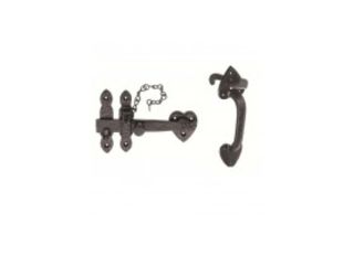 Carlisle Thumb Latch Set (Handle 200mm) Black Antique