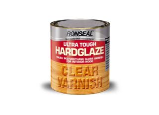 Ronseal Ultra Tough Gloss Coat Hardglaze Clear Varnish 750ml