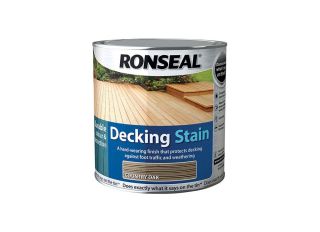 RONSEAL DECKING STAIN COUNTRY OAK 2.5L