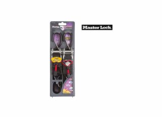 Masterlock Spring Clamp Ratchet Tie Down & Hooks 4.5m (Pack 2)
