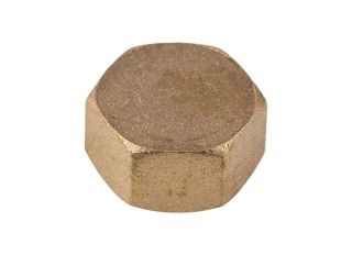 Brass Blanking Cap 3/4in