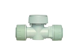 Polyplumb PB5915 Shut-Off Valve Warm/Cold 15mmx15mm