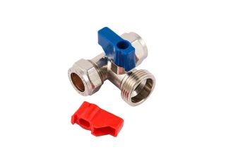 15mm x 3/4  CP TEE WASHING MACHINE TAP