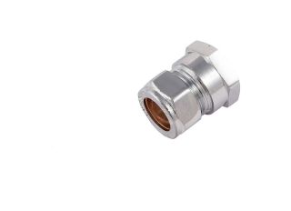 COMPRESSION 15mm X 1/2 C x FI COUPLING BRIGHT CP