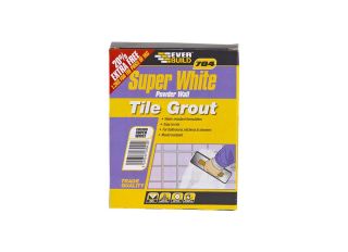 Everbuild 704 Powder Wall Tile Grout White 1kg