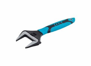 Ox Pro Adjustable Wrench Extra Wide Jaw 300mm (12in)