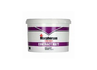 Macpherson Contract Matt Emulsion Brilliant White 10L