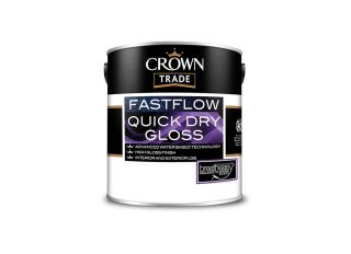 Crown Trade Fastflow Quick Dry Gloss Black 1L
