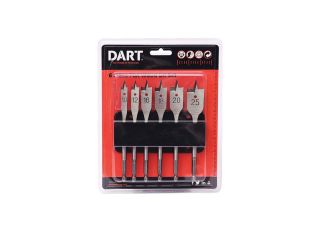 Dart 6 Piece Flat Bit Set