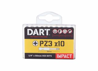 Dart PH2 50mm Impact Driver Bit (Pack of 10)
