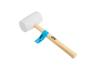 Ox Pro White Rubber Mallet 680g (24oz)