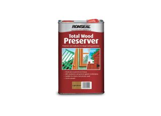 Ronseal Total Wood Preserver Light Brown 5L