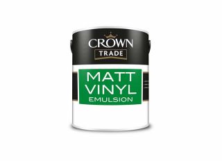 Crown Trade Matt Vinyl Emulsion Brilliant White 2.5L