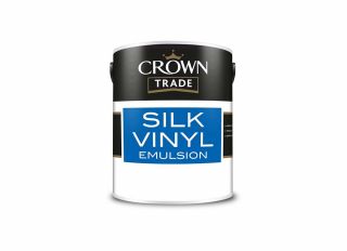 Crown Trade Silk Vinyl Emulsion Brilliant White 2.5L