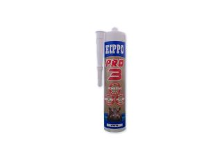 Hippo Pro3 Adhesive Sealant & Filler Black 290ml
