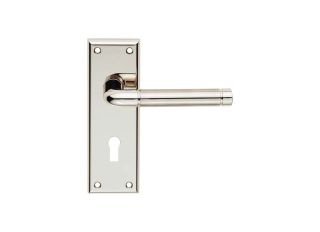 Carlisle Serozzetta Quaranta Lever On Backplate Lock PNSN