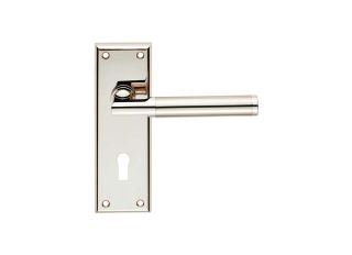 Carlisle Serozzetta Sessanta Lever On Backplate Lock PNSN