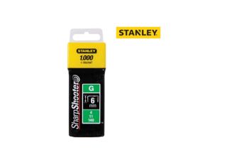 Stanley 6mm Heavy Duty Staples (Box 1000)