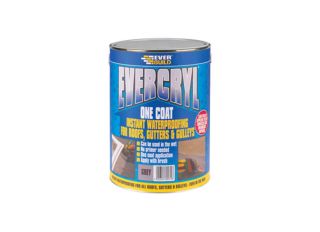 Everbuild Evercryl One Coat Black 5kg