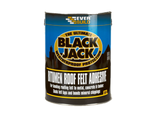 Everbuild 904 Black Jack Bitumen Roof Felt Adhesive 5L