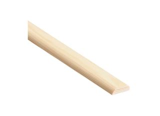 Cheshire Mouldings Pine D Mould 18x6mm 2.4m TM595