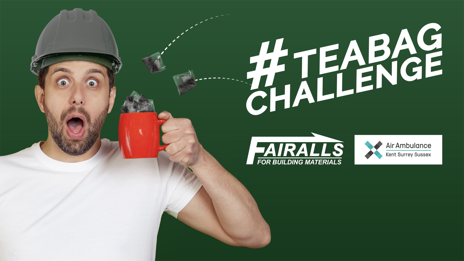 Will You Take on the #TeaBagChallenge for Air Ambulance Kent Surrey Sussex?