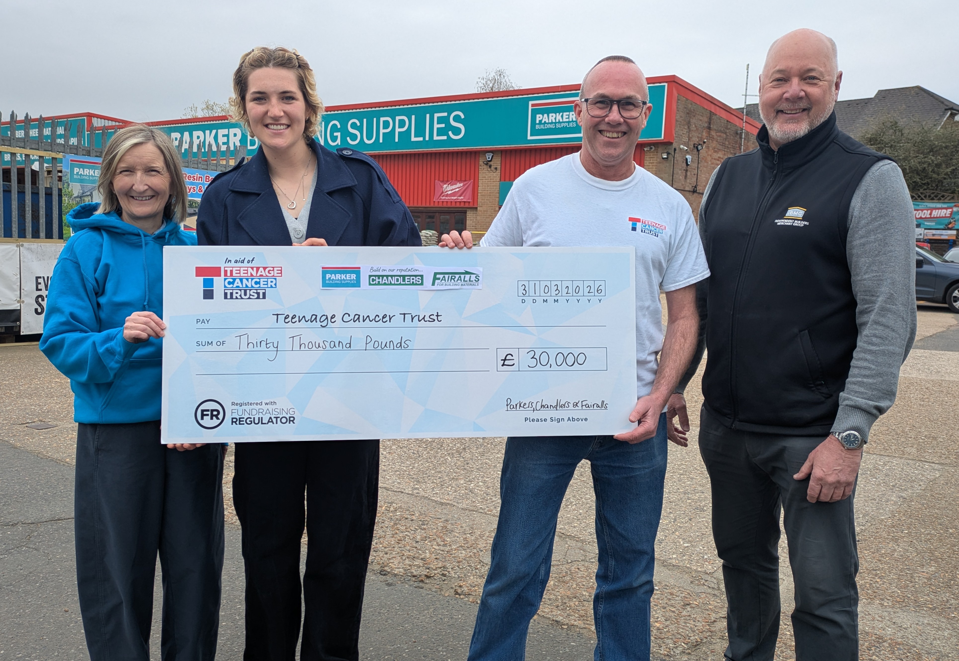 We've Raised £30,000 for Teenage Cancer Trust